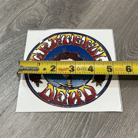 The Grateful Dead Stickers Dancing Bear Tye Die New Logo Band Hippy Sticker - Picture 5 of 8